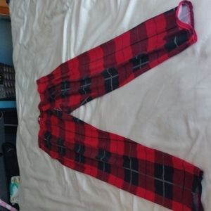 Black and red leggings